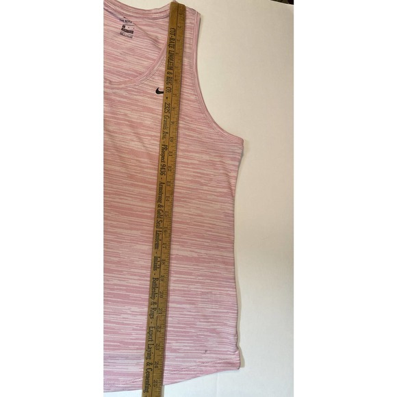 NIKE Women’s L Racerback Tee Pink Athletic - Picture 4 of 6